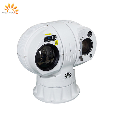 Câmera térmica de 35 mm PTZ Dome -20°C a +60°C Câmera de imagem térmica infravermelha