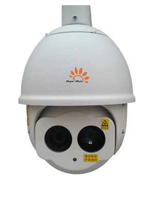 Fiscalização exterior do infravermelho do laser de Megapixel da câmera do IP do CMOS IP66 PTZ