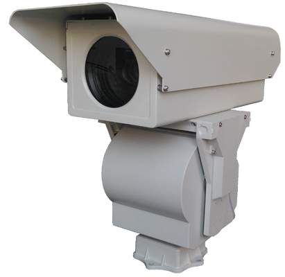Câmera infravermelha de alumínio do alojamento 8km HD PTZ, câmera da longa distância da penetração da névoa