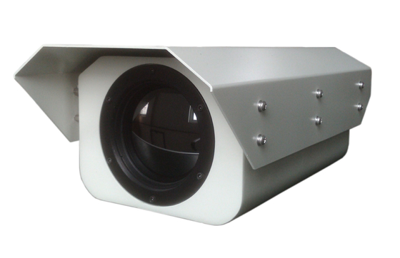 Câmera exterior da imagiologia térmica do IR, câmara de segurança do zumbido da inclinação da bandeja ótica
