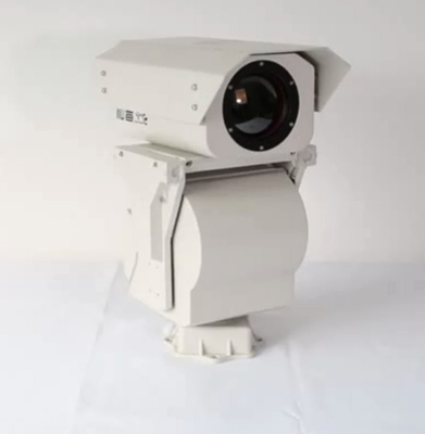 Câmera da imagiologia térmica da segurança PTZ da visão noturna, câmara de vigilância exterior da longa distância
