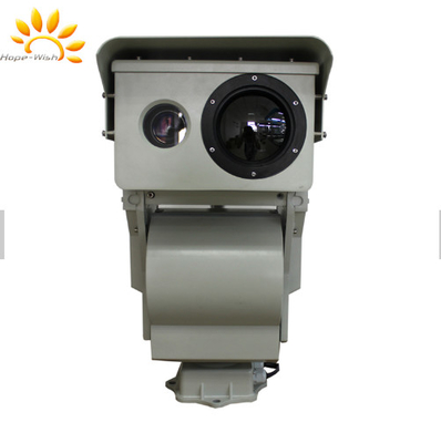 Câmera térmica do sensor duplo da segurança do campo petrolífero com sistema eletrônico do controle do IP