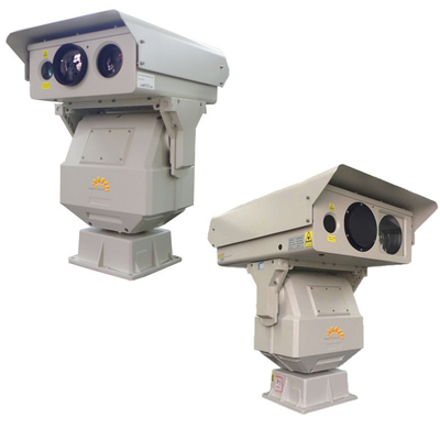 Sistema de vigilância térmico do multi sensor com a câmara de segurança do infravermelho da longa distância