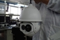 câmera shortrange usada exterior do laser IR PTZ de 300m, câmera do IP da abóbada da visão noturna