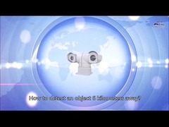 Câmera térmica dupla com sensor UFPA não refrigerado e visão noturna com sistema de vigilância IP