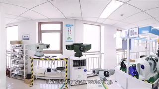 Câmera de imagem térmica dupla HD de operação de longa distância, demonstração à prova d'água infravermelha