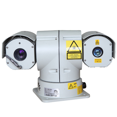 HD T Shape Laser Camera PTZ Infravermelha 30X Zoom Óptico IP66 Classificação IP