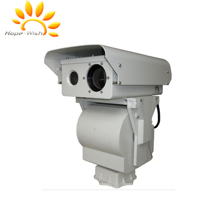 Thermal do alarme da câmera IP66 da visão noturna da longa distância do detector 50mK do VOX para o incêndio florestal