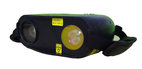 Câmara de vigilância móvel portátil do laser com carro penetrante Windows filmado