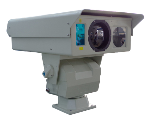 câmera infravermelha da imagiologia térmica de 5km PTZ, câmaras de segurança do CCTV do alarme de incêndio