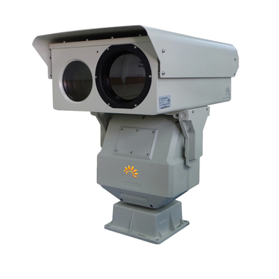 640 x 512 Resolução de imagem Câmera de segurança de lentes duplas Largo campo de visão para vigilância de segurança abrangente