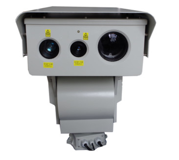 Da longa distância térmica do sistema de vigilância da inclinação de 360 bandejas câmera infravermelha do Thermal da segurança do IP