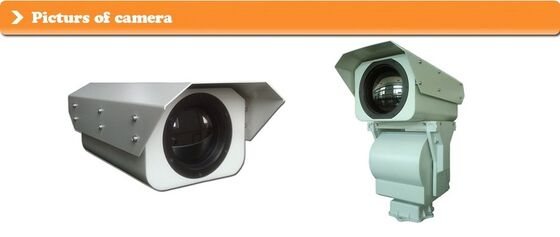 Sistema de vigilância térmica de 280 mm 400 mm com resolução 640 512 e temperatura operacional menos 40 mais 60 graus Celsius
