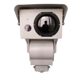 Dual - a câmara de segurança da longa distância do sensor, câmera ótica/imagiologia térmica