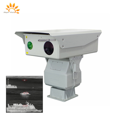 Lente compatível com laser PTZ Camera Laser automático/manual para veículo marítimo montado