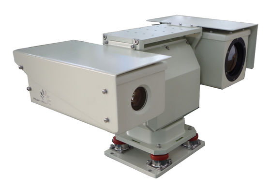 Câmera da imagiologia térmica do Duplo-sensor PTZ, câmera militar da montagem do veículo da categoria