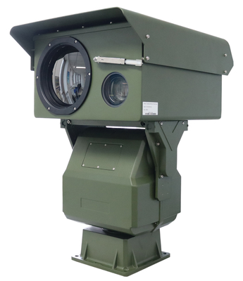 Detecção de movimento PTZ câmara de imagem térmica câmara de vigilância de sensores duplos