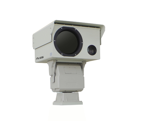 640x512 resolução câmera de longo alcance com sensor térmico PTZ e rotação contínua de 360 °