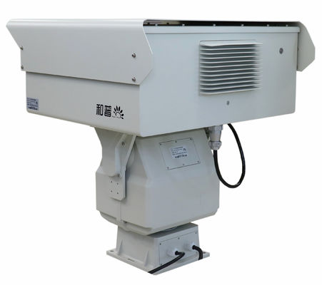 Câmara de imagem térmica PTZ com focagem automática manual adequada para monitorização de portos marítimos e aeroportos;