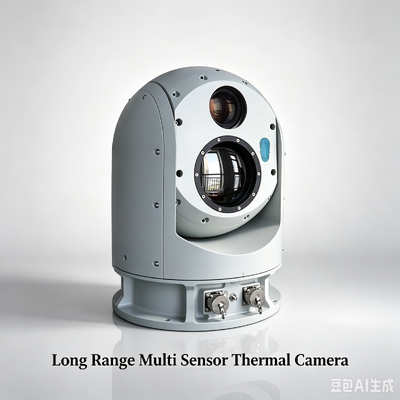 Sistema de vigilância térmica de sensores sem arrefecimento, câmara térmica multi-sensor de longa distância