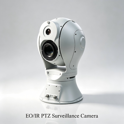 Câmera de imagem térmica PTZ com zoom óptico 10x IP66 resistente a intempéries e rastreamento inteligente para segurança do perímetro