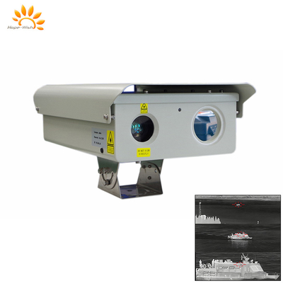 PTZ Laser Camera 1080P Resolução Wide Pan Long Range Para Veículo Marítimo Montado
