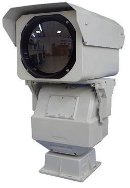 Câmera térmica da longa distância de PTZ, câmera exterior do CCTV de HD com FCC da lente zoom