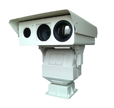 50mm 6,5 câmera térmica da segurança fronteiriça do ° do × 4,8 do °, multi câmera do laser do IR do sensor