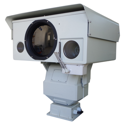 imagiologia térmica da câmara de segurança da longa distância do laser de 5km IR com multi sensor