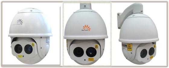 câmera da visão noturna da rede HD IR de 200m, câmera da abóbada da inclinação da bandeja do laser 30X