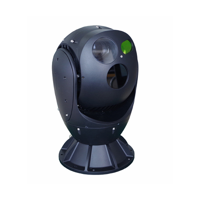Câmera de vigilância térmica de longa distância com gama espectral de 7,5 μm a 14 μm e rotação contínua de 360 °