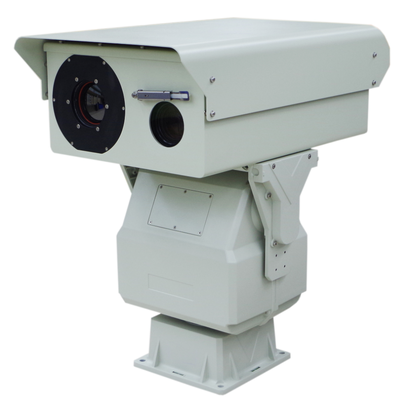 Câmera térmica com sensor duplo de longa distância, câmera de imagem térmica ptz, alarme de detecção de movimento para monitoramento de segurança de perímetro