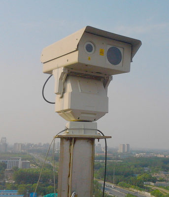 Câmera infravermelha Ptz da longa distância de 3 quilômetros com zumbido ótico, câmera do Thermal 1080p